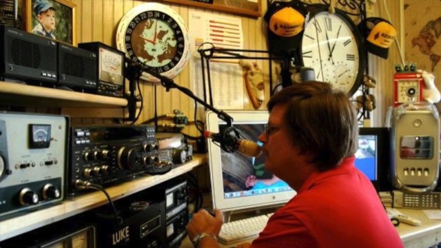 Ruth joined the hobby in 2007 - We created a shack we could use together